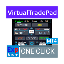 在MetaTrader市场购买MetaTrader 4的'VirtualTradePad mt4 Extra' 交易工具