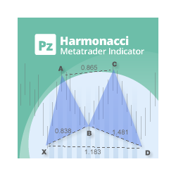 在MetaTrader市场购买MetaTrader 4的'PZ Harmonacci Patterns' 技术指标