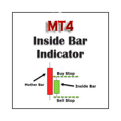在MetaTrader市场下载MetaTrader 4的'Inside Bar Indicator MT4' 技术指标