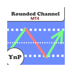 在MetaTrader市场购买MetaTrader 4的'YnP Rounded Channel MT4' 技术指标