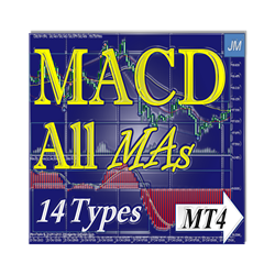 在MetaTrader市场购买MetaTrader 4的'MACD All MAs 14 types MT4' 技术指标