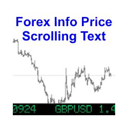 在MetaTrader市场购买MetaTrader 4的'Forex Price Scroll' 技术指标