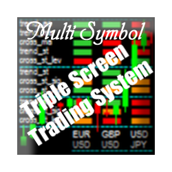 在MetaTrader市场购买MetaTrader 4的'MultiSymbol Triple Screen Trading System' 技术指标