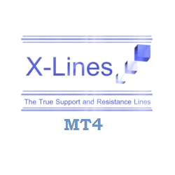 在MetaTrader市场购买MetaTrader 4的'XLines MT4' 技术指标