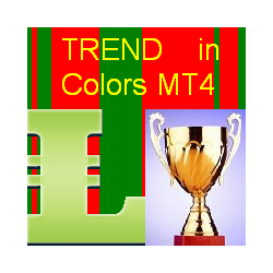 在MetaTrader市场购买MetaTrader 4的'Trend in Colors MT4' 技术指标