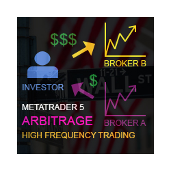 在MetaTrader市场下载MetaTrader 5的'Latency Arbitrage MT5 to MT4' 交易工具