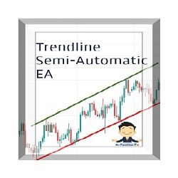 在MetaTrader市场购买MetaTrader 5的'Trendline Trade Manger' 交易工具