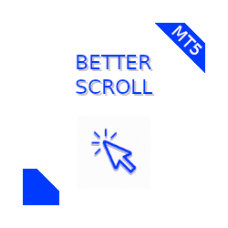 在MetaTrader市场购买MetaTrader 5的'Better Scroll MT5' 交易工具