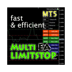 在MetaTrader市场购买MetaTrader 5的'Multi LimitStop EA' 交易工具